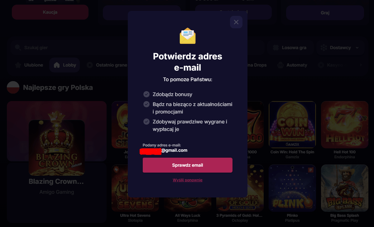 Potwierdz adres e-mail