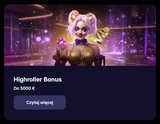 Highroller Bonus Do 5000 €